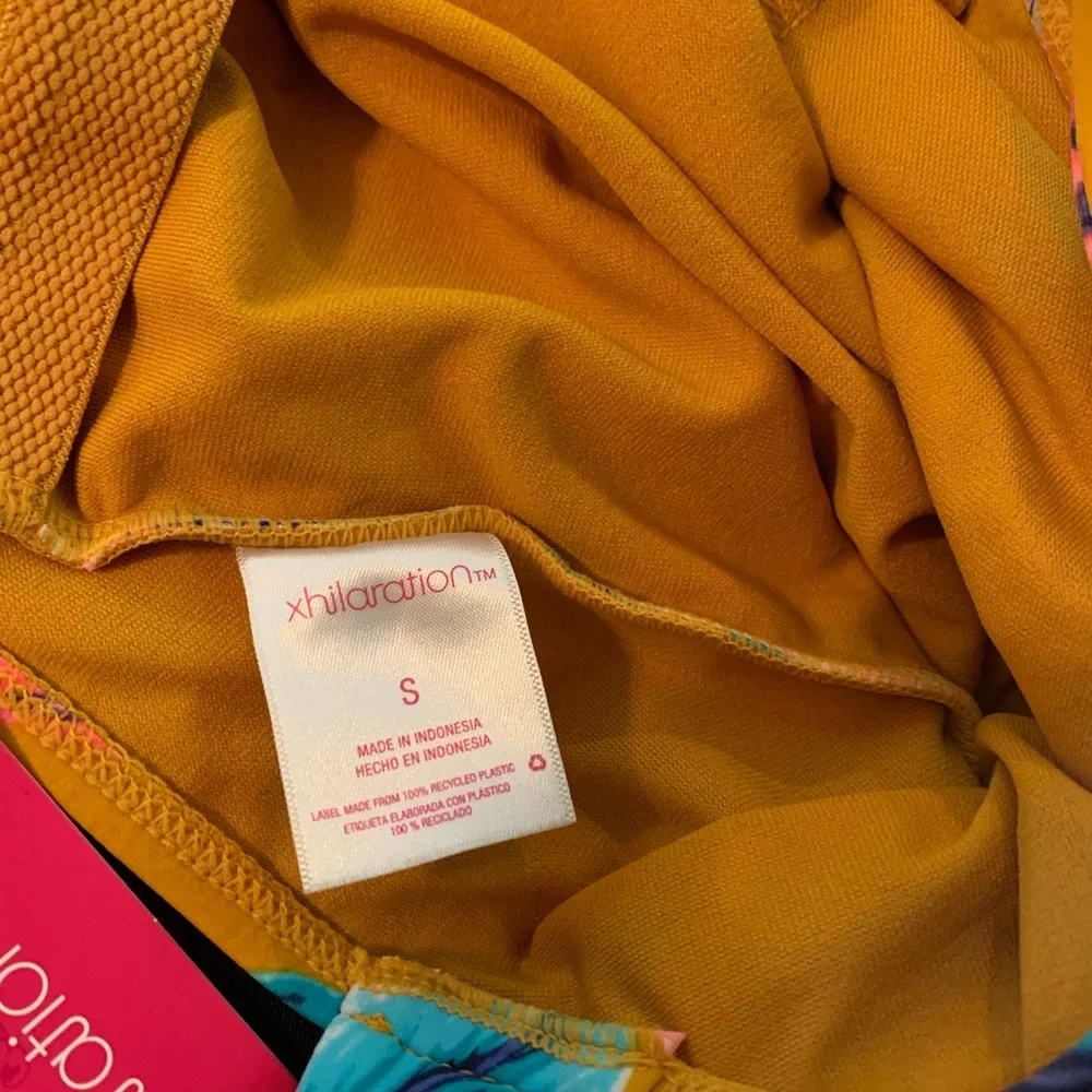 Xhilaration Tie Scoop Back One Piece Swimsuit - Picture 6 of 7